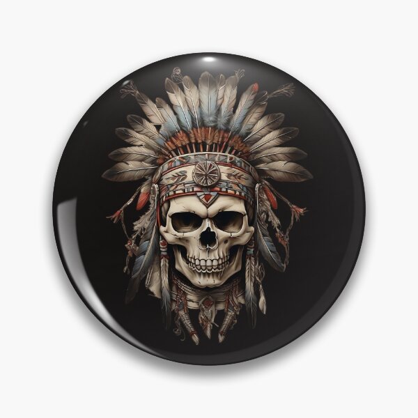 Item preview, Skull Indian designed and sold by Promarkets.