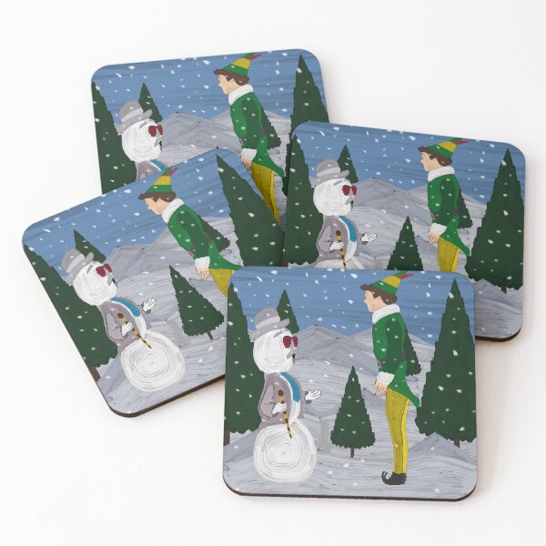 Item preview, (painted) buddy and leon the snowman talking about life designed and sold by Soulfate.