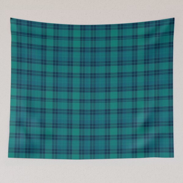 Item preview, Teal Blue and Navy Tartan. designed and sold by LaBellCreative.