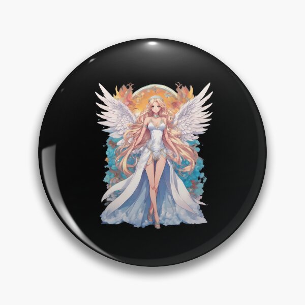 Item preview, Heavenly Grace Anime Angel Girl designed and sold by macadolie.
