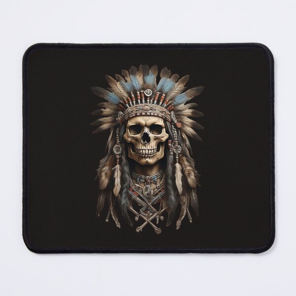 Item preview, American Indian beautiful skull designed and sold by Promarkets.