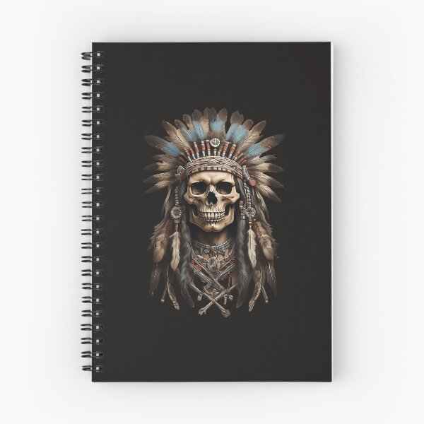 Item preview, American Indian beautiful skull designed and sold by Promarkets.
