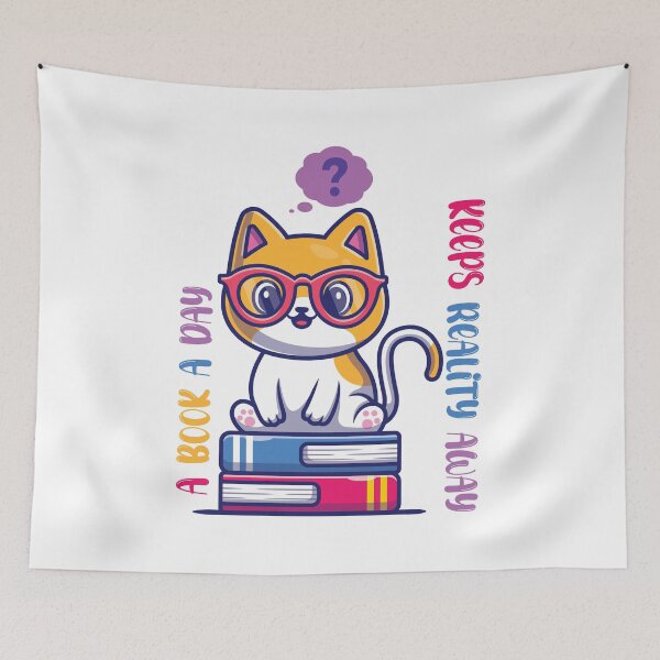 Item preview, A Book A Day Keeps Reality Away designed and sold by designerpriti.