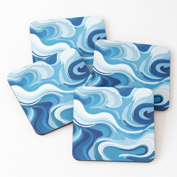 Item preview, Blue water pattern  designed and sold by SkyEditor.