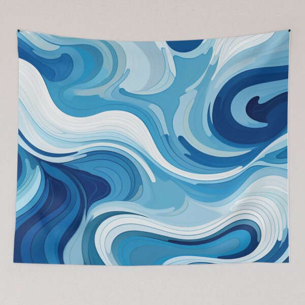 Item preview, Blue water pattern  designed and sold by SkyEditor.