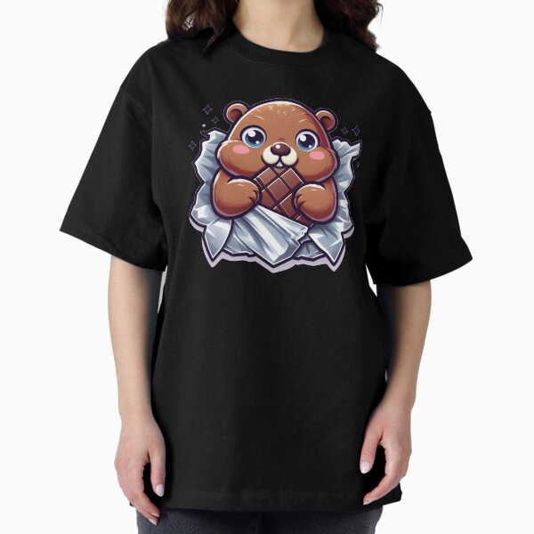 marmot with chocolate Oversized T-Shirt