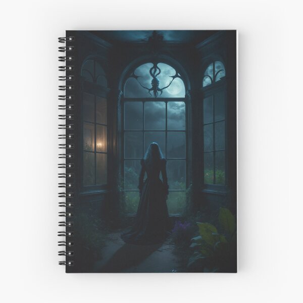 Item preview, An eldritch creature in the decadent garden of an abandoned Victorian mansion - Oil painting designed and sold by Giuseppe Cammino.