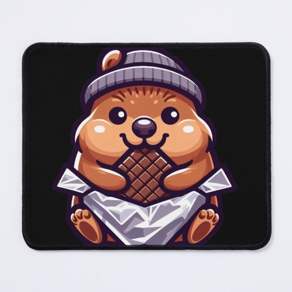 Item preview,  marmot with chocolate designed and sold by MiroArtAbstra.