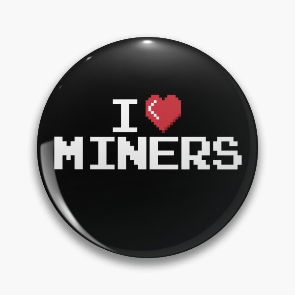 Item preview, I Love Miners Red Heart Funny Mining Gamer I Love Miners Gear designed and sold by DynamicDesign.
