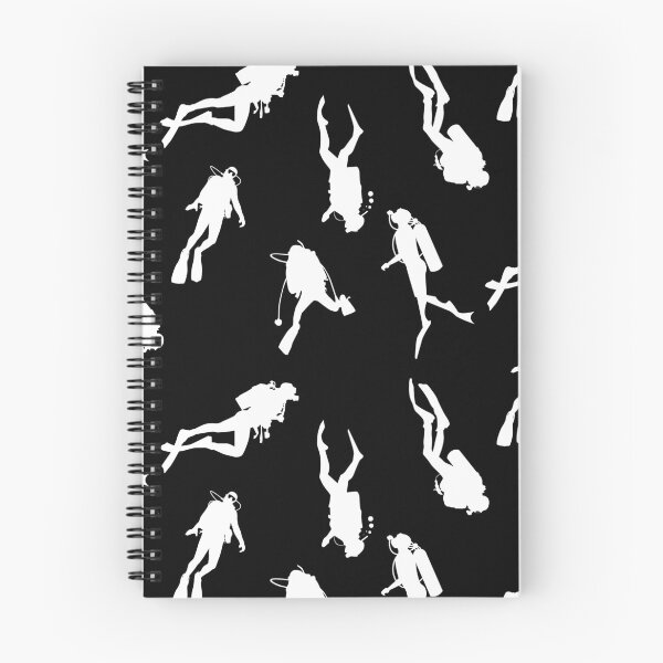 Item preview, scuba diving print, pattern for diving addict designed and sold by in-leggings.