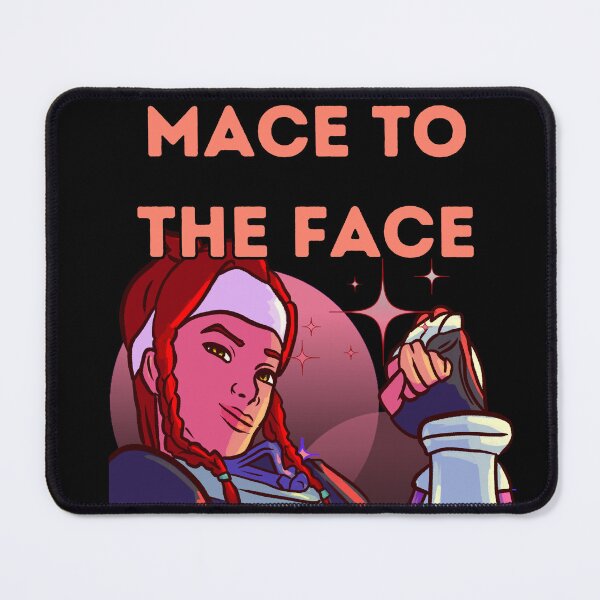 Item preview, Mace To The Face Tshirt Over Video Game Watch Purple Hair Anime Girl Tee Shirt Custom Gamer Girl T-shirt Kpop Girl Tee Graphic Tee For Gamer Tshirt For Gamer Bri Over designed and sold by Necrotic Ice.