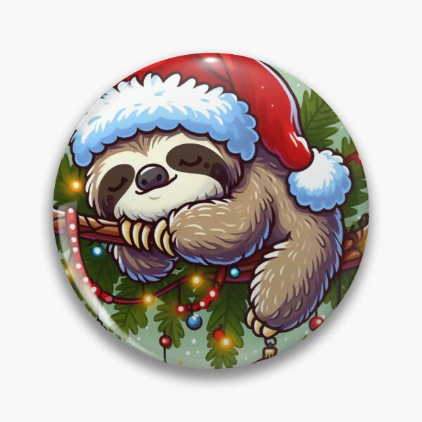 Item preview, chrismats sloth designed and sold by MiroArtAbstra.