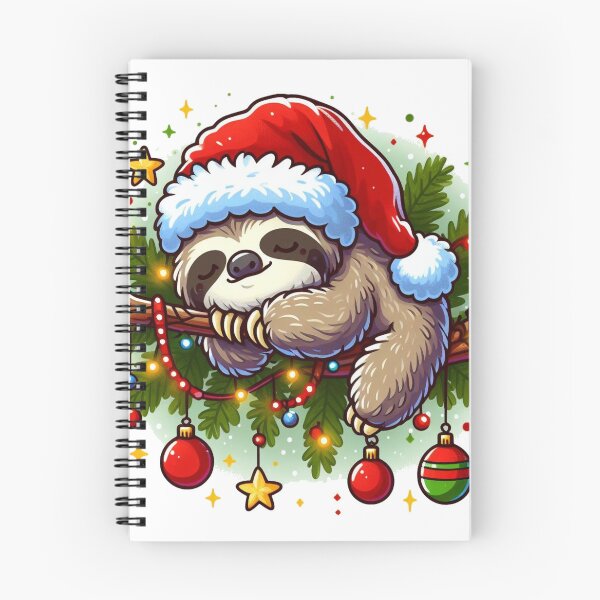 Item preview, chrismats sloth designed and sold by MiroArtAbstra.