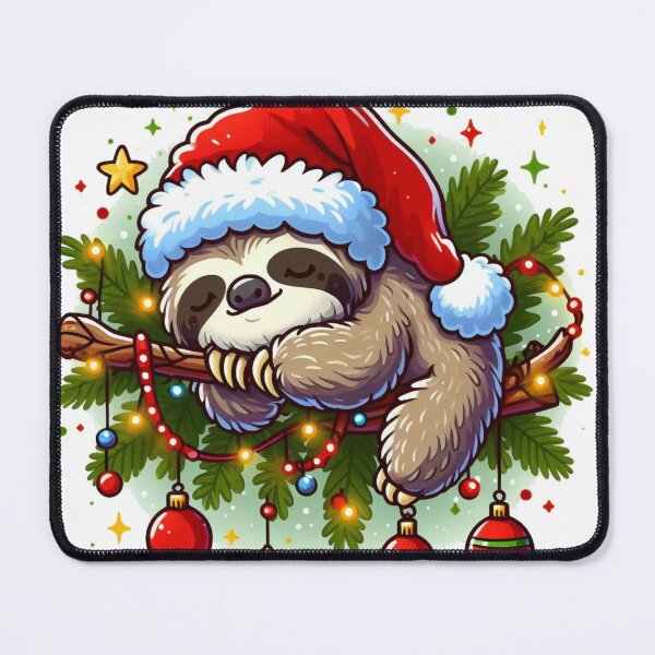 Item preview, chrismats sloth designed and sold by MiroArtAbstra.