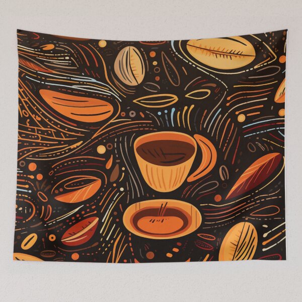 Item preview, coffe beans pattern  designed and sold by SkyEditor.