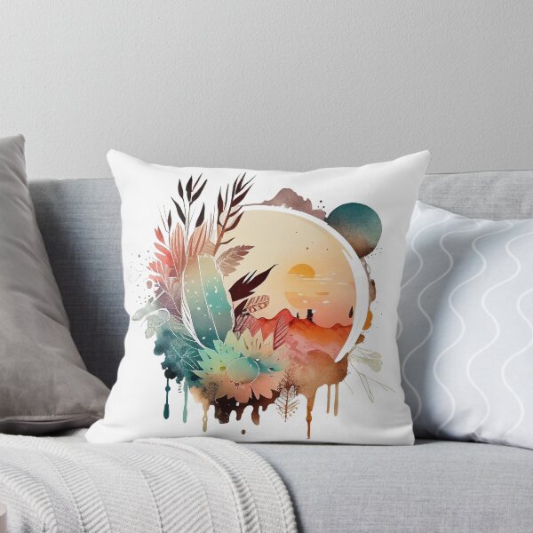 Item preview, Boho lover abstract art designed and sold by designflowline.