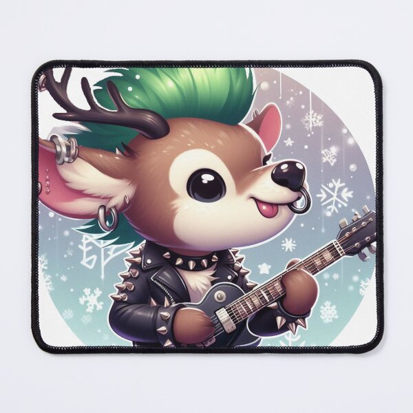 Item preview, snow punk reindeer designed and sold by MiroArtAbstra.