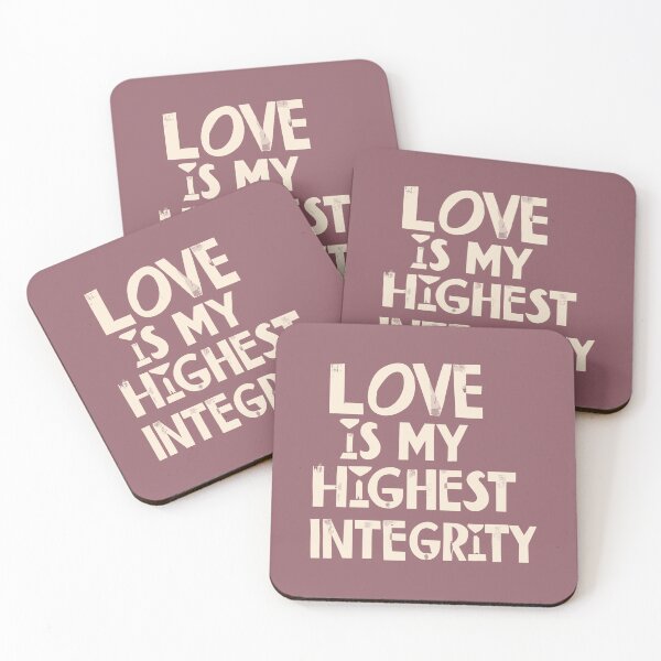 Item preview, Love is my highest integrity designed and sold by Scorpion Creative.