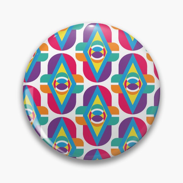 Item preview, Colourful Shapes Pattern  designed and sold by TeraiNB.