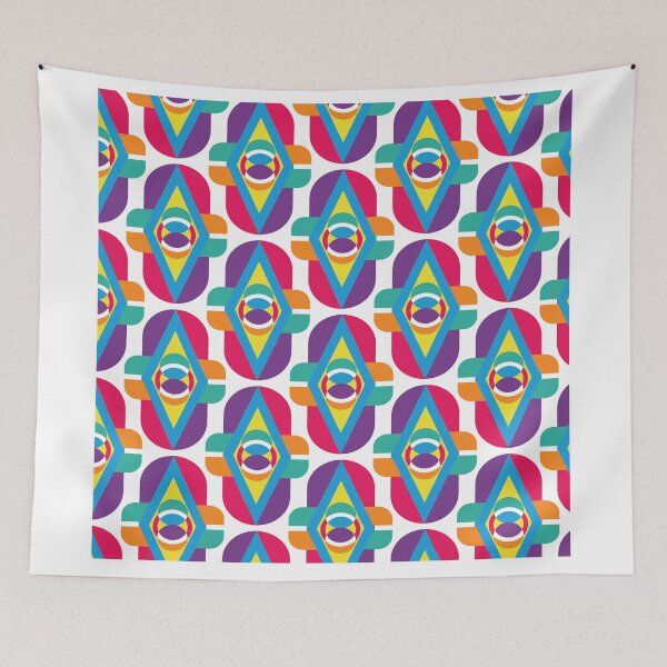 Item preview, Colourful Shapes Pattern  designed and sold by TeraiNB.