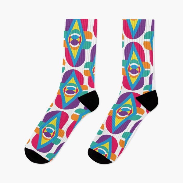 Item preview, Colourful Shapes Pattern  designed and sold by TeraiNB.
