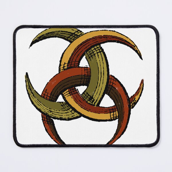 Item preview, Inter locking crescents painted  designed and sold by Design-Focus.