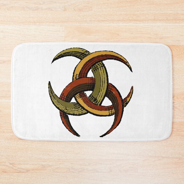 Item preview, Inter locking crescents painted  designed and sold by Design-Focus.