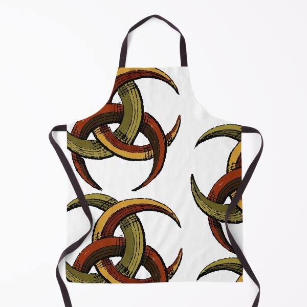 Item preview, Inter locking crescents painted  designed and sold by Design-Focus.