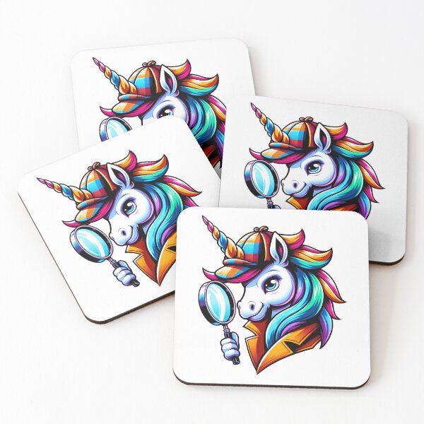 Item preview, Enigmatic Unicorn Detective - Cartoon Mystery Adventure designed and sold by TooniversalHub.