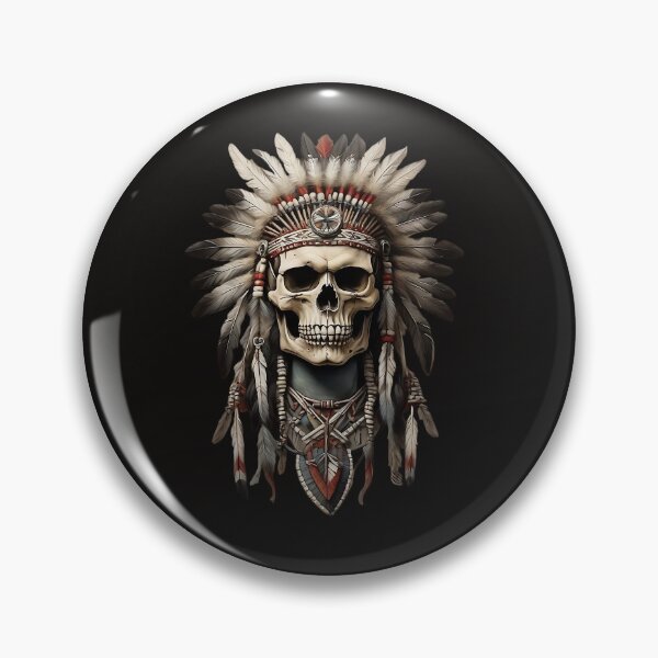 Item preview, Mexican Indian beautiful skull designed and sold by Promarkets.