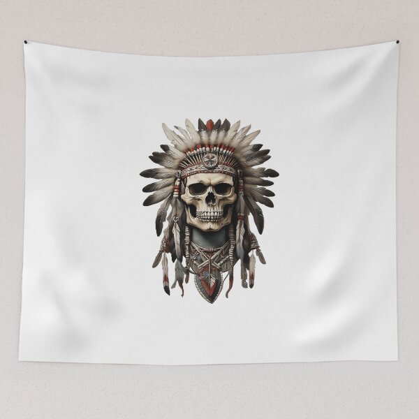 Item preview, Mexican Indian beautiful skull designed and sold by Promarkets.