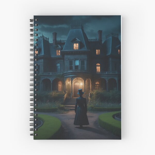 Item preview, An eldritch creature in the decadent garden of an abandoned Victorian mansion - Oil painting designed and sold by Giuseppe Cammino.