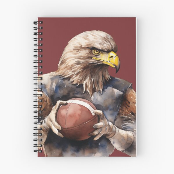 Aperçu de l'œuvre Aigle en tant que joueur de football américain v2 créée et vendue par Sp3ctrumOfColor.