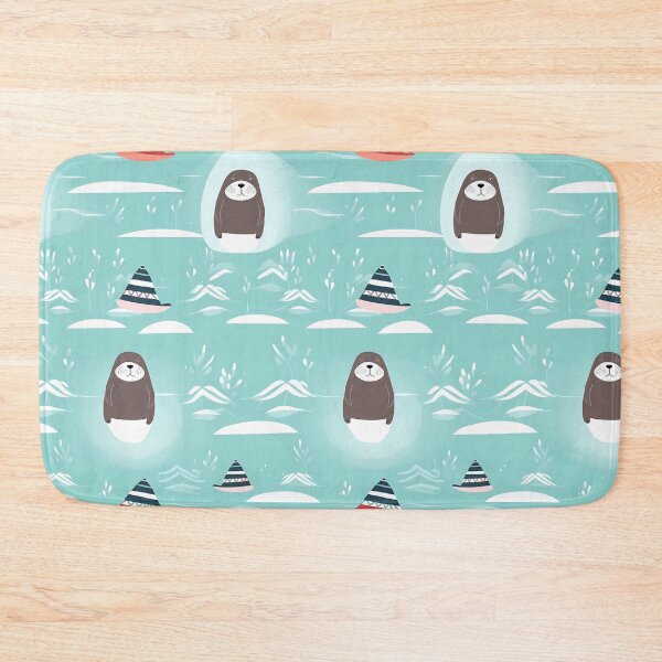Item preview, Cute walrus pattern designed and sold by Lexa Pix.