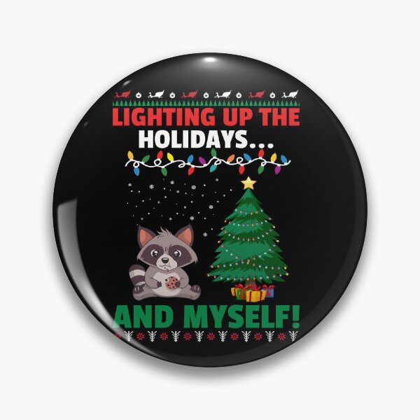 Artikelvorschau, Raccoon's Festlichkeit Glühte - Weihnachten entworfen und verkauft von clevercraft58.