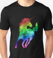 Rainbow Galaxy Unicorn Unisex T-Shirt