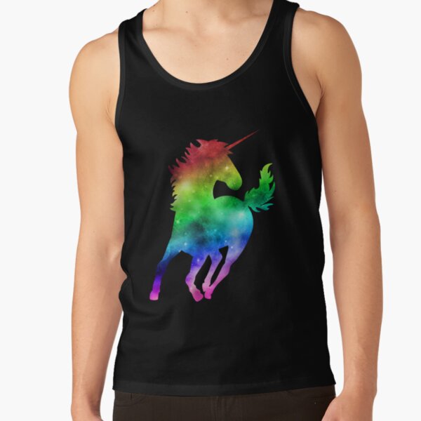 Rainbow Galaxy Unicorn Tank Top