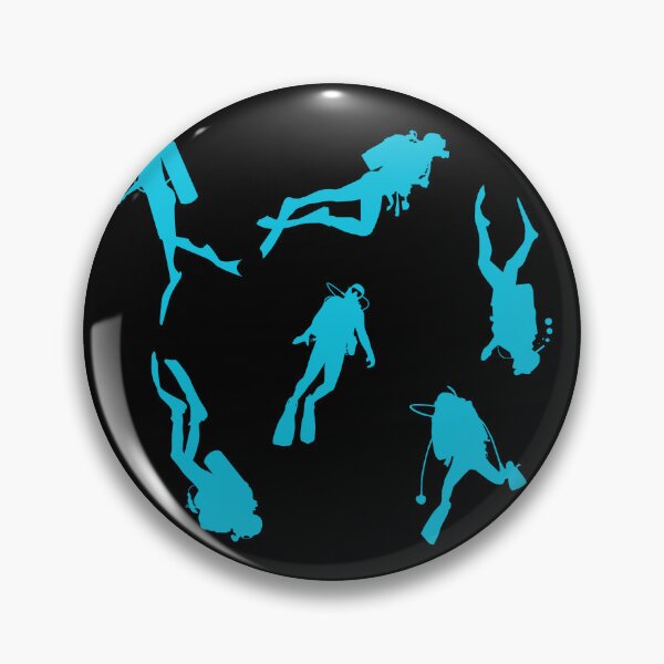 Item preview, scuba diving print, ocean pattern for diving addict designed and sold by in-leggings.