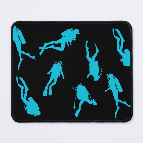 Item preview, scuba diving print, ocean pattern for diving addict designed and sold by in-leggings.
