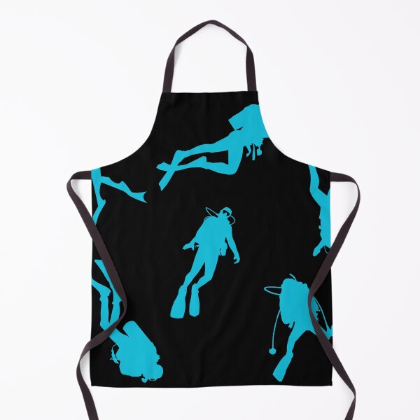 Item preview, scuba diving print, ocean pattern for diving addict designed and sold by in-leggings.