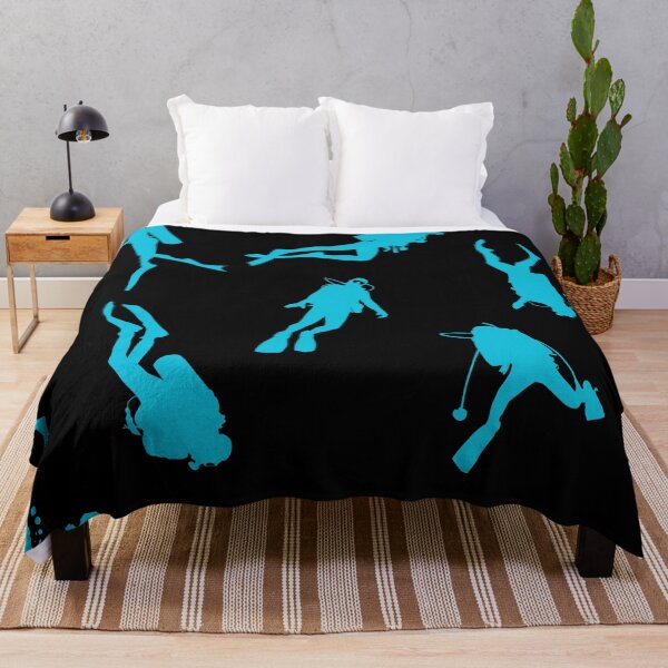 Item preview, scuba diving print, ocean pattern for diving addict designed and sold by in-leggings.