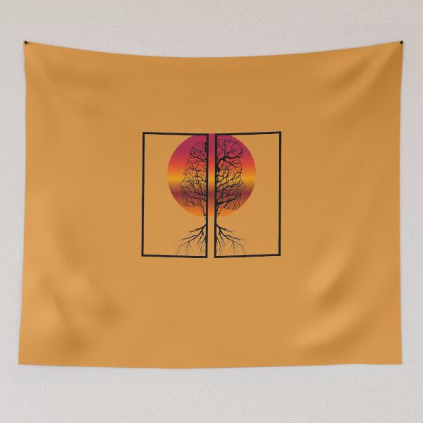 Item preview, Intertwined faces- Captivating WallDecor designed and sold by ChromaticBlend.