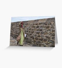 Mary Anning At Lyme Dorset Greeting Card