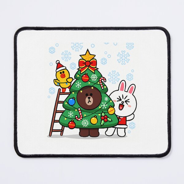 Item preview, Adorable Brown Bear And Cony Christmas designed and sold by Quorplix-art.