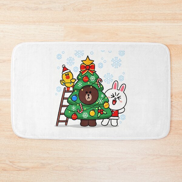 Item preview, Adorable Brown Bear And Cony Christmas designed and sold by Quorplix-art.