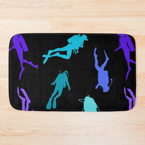 Item preview, scuba diving print, colorfull pattern for diving addict designed and sold by in-leggings.