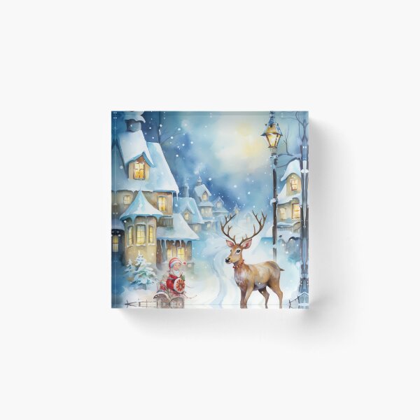 Item preview, Snowy Reindeer Parade designed and sold by cute-animals99.