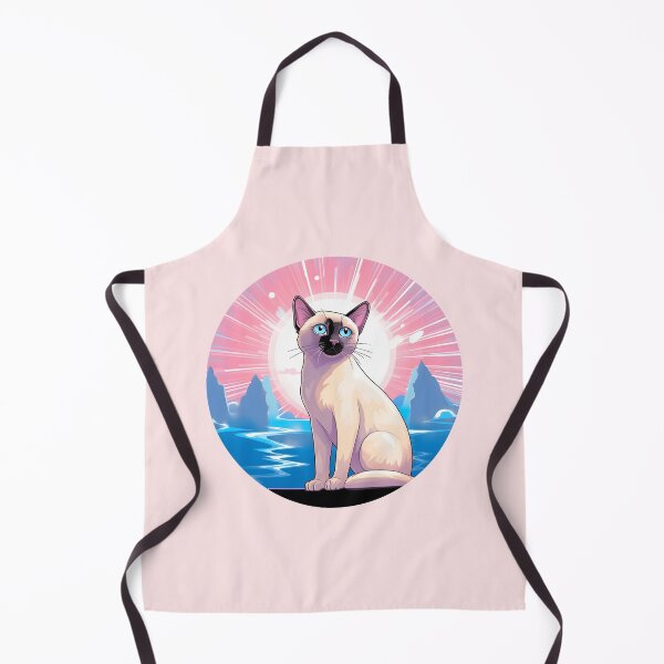 Item preview, Subtle Trans Pride Siamese Cat in Sunbeams designed and sold by ArtliciousHUMAN.