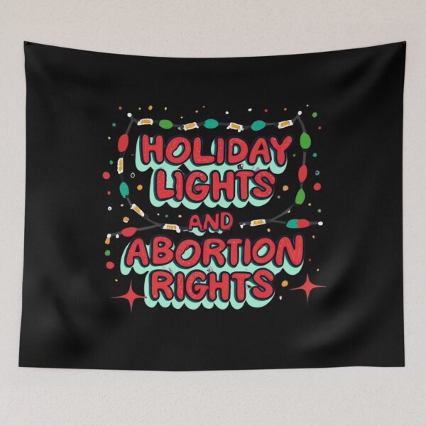 Artikelvorschau, „Advocacy in Lights: Weihnachtsbeleuchtung und Abtreibungsrechte“ entworfen und verkauft von AI-volution.