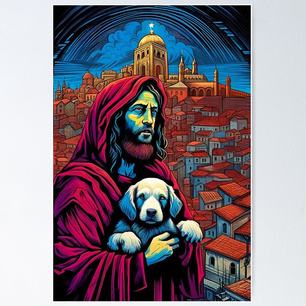 Baby Jesus In Holly Boughs Resin Ornament